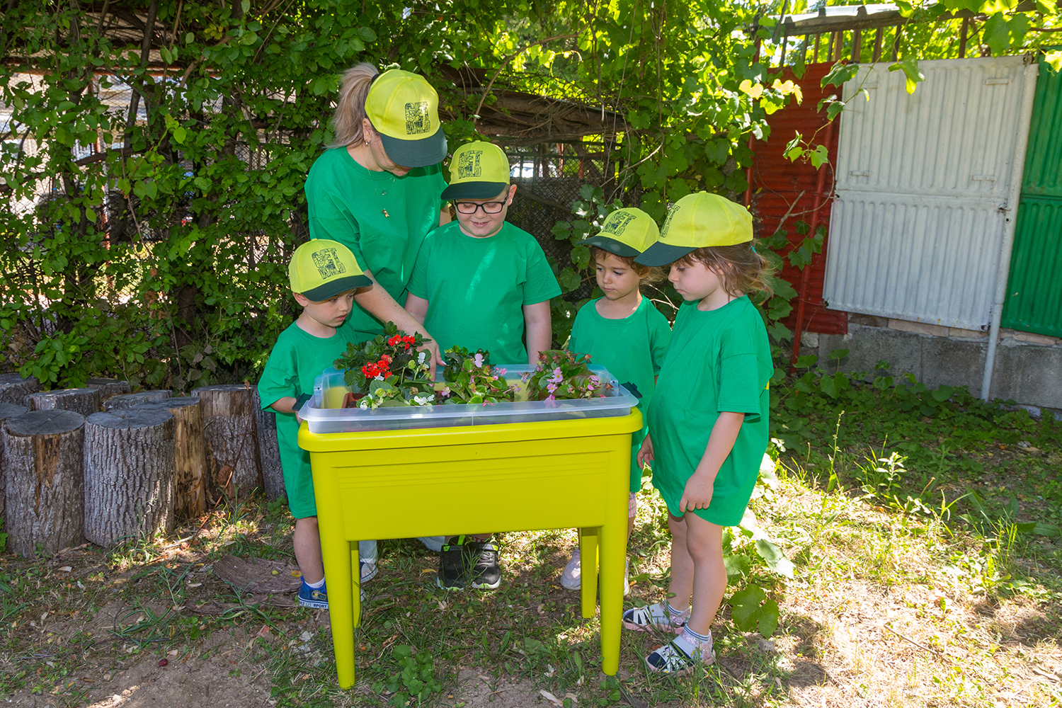 Green classroom in Slantse Kinder garden, Shumen